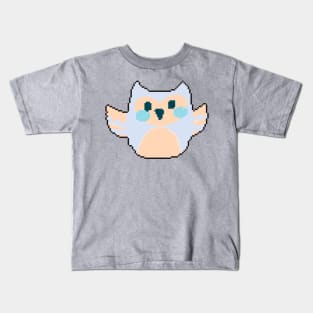 Chirpy Charm: Pixel Art Cute Bird Design for Trendy T-Shirts Kids T-Shirt